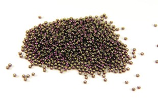 Бисер Чехия круглый 10/0 50г 27080 тёмно-сиреневый