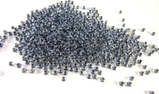 Бисер Чехия круглый 10/0 50г 38649 тёмно-серый