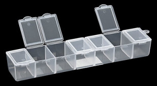  Контейнер для бисера пластик T- 35 прозрачный