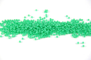 Бисер Чехия круглый 10/0 50г 17356 зелёный