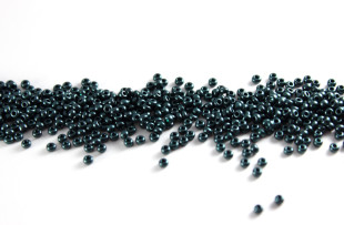 Бисер Чехия круглый 10/0 500г 28958 тёмно-зелёный