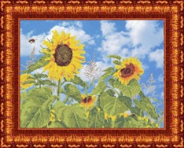 Схема для вышивки бисером КБЦ-3032/1 Подсолнухи