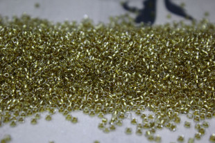 Бисер Чехия круглый 10/0 50г 68284 золотистый