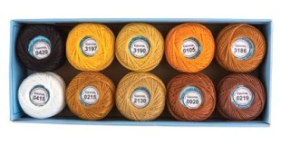 Пряжа "Gamma" Ирис ассорти 100% хлопок 10 х 10 г 82 м №12