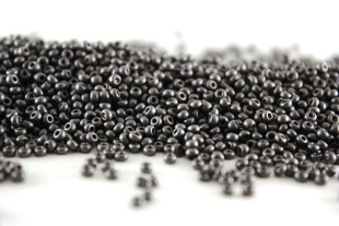 Бисер Чехия круглый 10/0 500г 28918m тёмно-серый матовый