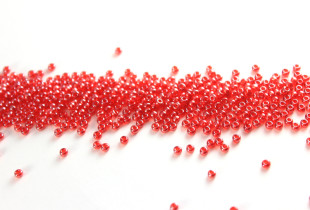 Бисер Чехия круглый 10/0 50г 96070 малиновый