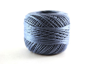 Пряжа "Gamma" Ирис 100% хлопок 10 г 82 м №0005 св.синий