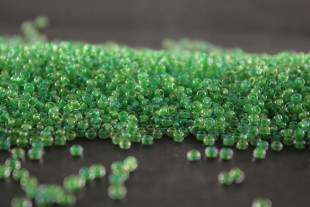 Бисер Чехия круглый 10/0 50г 58556 светло-зелёный