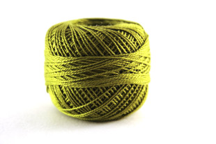 Пряжа "Gamma" Ирис 100% хлопок 10 г 82 м №3171 св.св.хаки