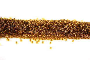 Бисер Чехия круглый 10/0 500г 19020 тёмно-песочный