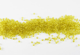 Бисер Чехия круглый 10/0 500г 01151 салатово-жёлтый