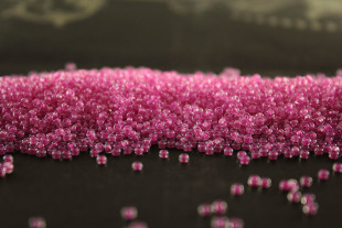 Бисер Чехия круглый 10/0 50г 38177 розовый