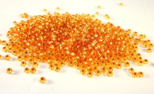 Бисер Чехия круглый 10/0 50г 08289 оранжевый