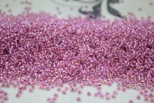 Бисер Чехия круглый 10/0 50г 68498 розовый