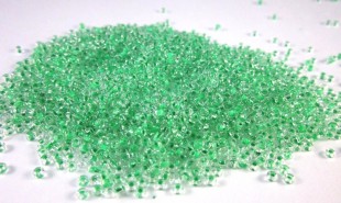 Бисер Чехия круглый 10/0 50г 38656 светло-зелёный