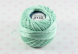 Пряжа "Gamma" Ирис 100% хлопок 10 г 82 м №3132 св.св.бирюзовый