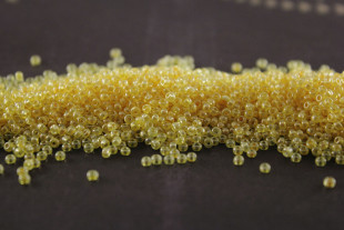 Бисер Чехия круглый 10/0 50г 48013 жёлтый
