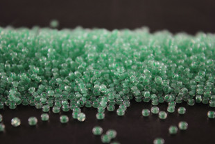 Бисер Чехия круглый 10/0 50г 38652 серо-зелёный