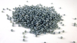 Бисер Чехия круглый 10/0 50г 46035 зелёно-голубой