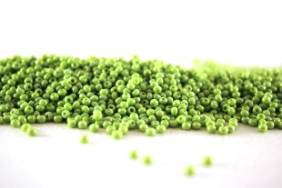 Бисер Чехия круглый 10/0 50г 54410 светло-зелёный