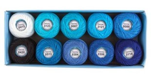 Пряжа "Gamma" Ирис ассорти 100% хлопок 10 х 10 г 82 м №13