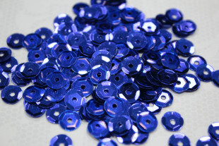 Пайетки россыпью 6 мм 10 г №07 василек