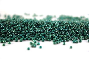 Бисер Чехия круглый 10/0 50г 54240 зелёный