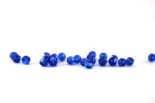 Бусина Чехия PRECIOSA бусины 451-19-602 6 мм синий/ cap. blue - 12 бусин