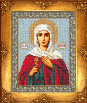 Набор для вышивания бисером Св. Галина 18 * 22,5 см