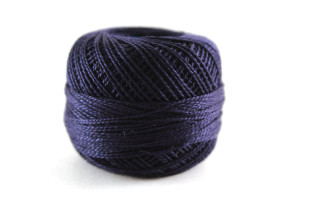 Пряжа "Gamma" Ирис 100% хлопок 10 г 82 м №3120 т.т.синий