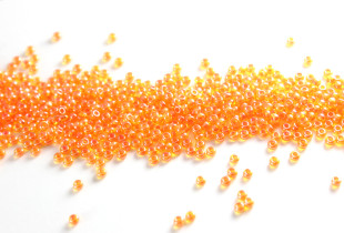Бисер Чехия круглый 10/0 50г 81016 оранжевый