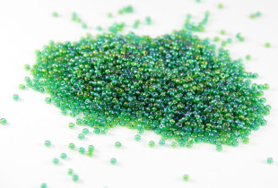 Бисер Чехия круглый 10/0 500г 57129 зелёный