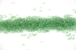 Бисер Чехия круглый 10/0 50г 01162 зелёный