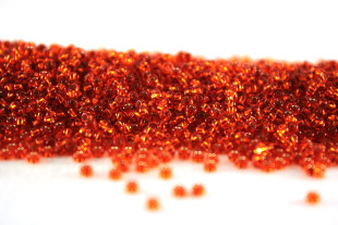 Бисер Чехия круглый 10/0 500г 97030 ярко-оранжевый