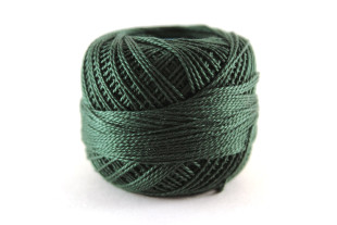 Пряжа "Gamma" Ирис 100% хлопок 10 г 82 м №0960 т.зеленый