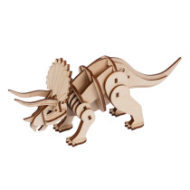 " REZARK" NIZ- 14 Серия " Живая природа" Пазл 3D 42 элемент. Трицератопс