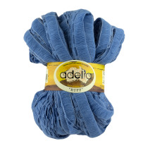 Пряжа ADELIA " RUFF" 100% акрил 2 * 150г 60 м №23 бл. синий. Цена за упаковку 2 шт
