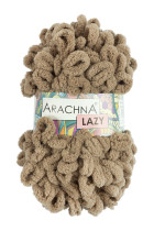 Пряжа ARACHNA "LAZY" 100% микрополиэстер 5 * 100 г 8.5 м №08 св.коричневый. Цена за упаковку 5 шт