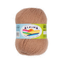 Пряжа ALPINA " WHITE RABBIT" 55% пух кролика, 45% нейлон 10 * 50г 300 м №249 т. бежевый. Цена за упаковку 10 шт