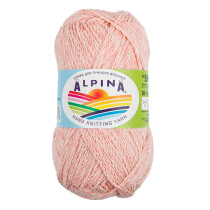 Пряжа ALPINA " SHEBBY" 100% хлопок 10 * 50г 150 м №07 кремовый- коралловый. Цена за упаковку 10 шт