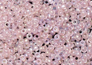 Бисер Чехия круглый 10/0 50г 07112 бледно-розовый