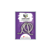 " DELFBRICK" DLM- 10 Головоломка металлическая " Кольца" 3 элемент. 