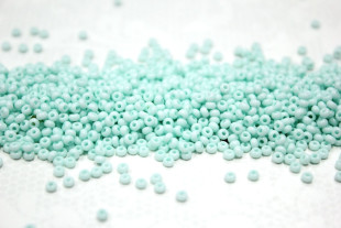 Бисер Чехия круглый 10/0 50г 03264 бирюзовый