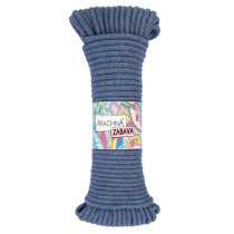 Пряжа ARACHNA " ZABAVA" 51% хлопок, 49% полиэстер 3 * 330 г ± 10 г 25 м №203 джинсовый. Цена за упаковку 3 шт.