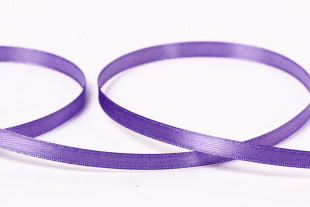 Лента атласная 6 мм ( 1/ 4 ") " Gamma" №082 фиолетовый