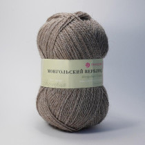 Пряжа Пехорская ПТ " Монгольский верблюд" 50% верблюжья шерсть, 50% акрил 100 г 300 м №371 натур. серый. Цена за упаковку 10 шт