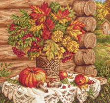 Набор для вышивания "PANNA" " Золотая серия" N- 1392 ( Н- 1392 ) " Осенний натюрморт" 