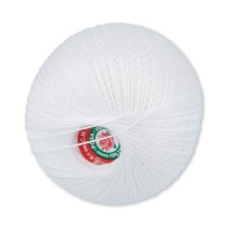 Пряжа ПНК Кирова " Роза" 100% мерсеризованный хлопок 50 г 330 м №0101 ( 001) БЕЛЫЙ. Цена за упаковку 6 шт