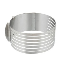 " S- CHIEF" SHF- 0315 Кольцо для нарезки бисквита металл 1 шт нержавеющая сталь