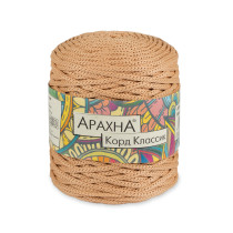 Пряжа ARACHNA " Cord Classic" 100% полиэфир 3 * 200 г ± 10 г 100 м №19 розово- бежевый. Цена за упаковку 3 шт